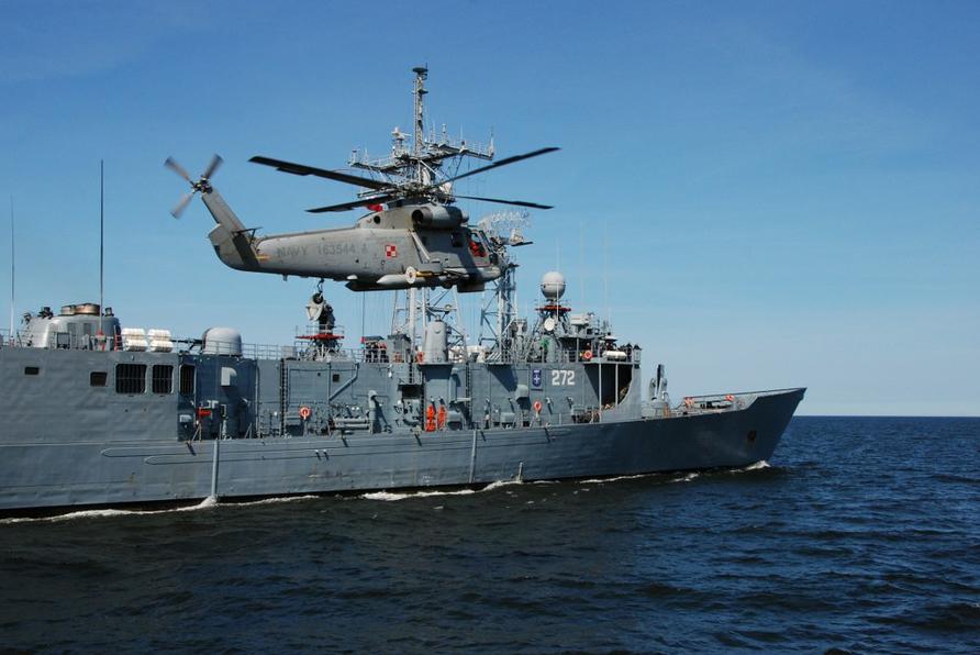 A competition is underway for the honor of landing on the Polish fleet's decks. 