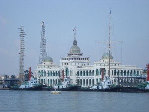 Suez Canal Authority HQ in Ismailia, Egypt