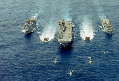 U.S. Marine Corps Amphibious Assault Force (Wikimedia Commons)