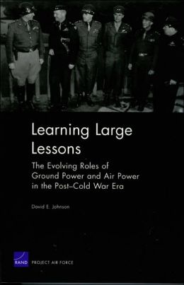 Learning Large Lessons