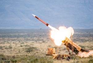 A launch of the Patriot air and missile defense system | Dan Plumpton.