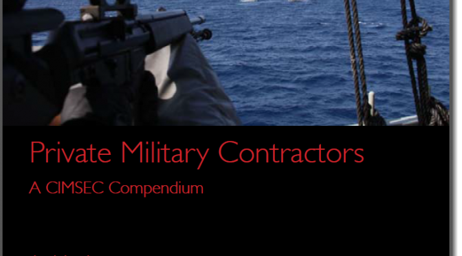 Private Military Contractors Center For International Maritime Security