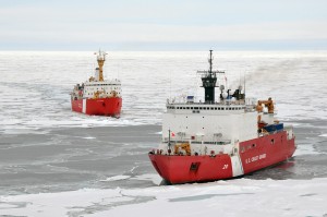 It doesn't happen often that an entire ice-breaking fleet is in one picture... but when it does, it's set to be cool.
