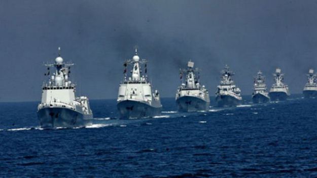 South China Sea fleet vessels.