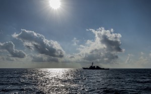 130616-N-KA046-009 MEDITERRANEAN SEA (June 16, 2013) The guided-missile destroyer USS Barry (DDG 52) is underway in the Mediterranean Sea. Barry is on a scheduled deployment supporting maritime security operations and theater security cooperation efforts in the 6th Fleet area of responsibility. (U.S. Navy photo by Mass Communication Specialist 2nd Class James Turner/Released)