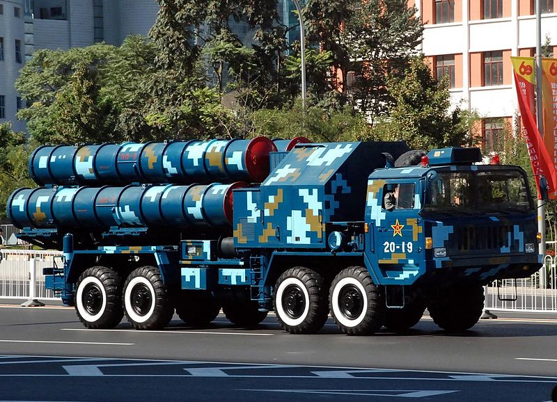 Chinese HQ-9 TEL on parade.