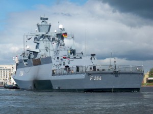 The corvette Ludwigshafen am Rhein is currently part of Germany's contribution to EU NAVFOR MED. Germany's naval missions can sometimes be as complicated as its ship-naming policy.