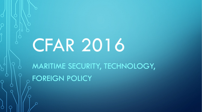 CFAR 2016: And The Winners Are….