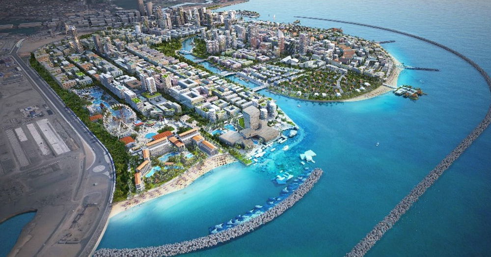 Concept image of the Colombo Port City Project.