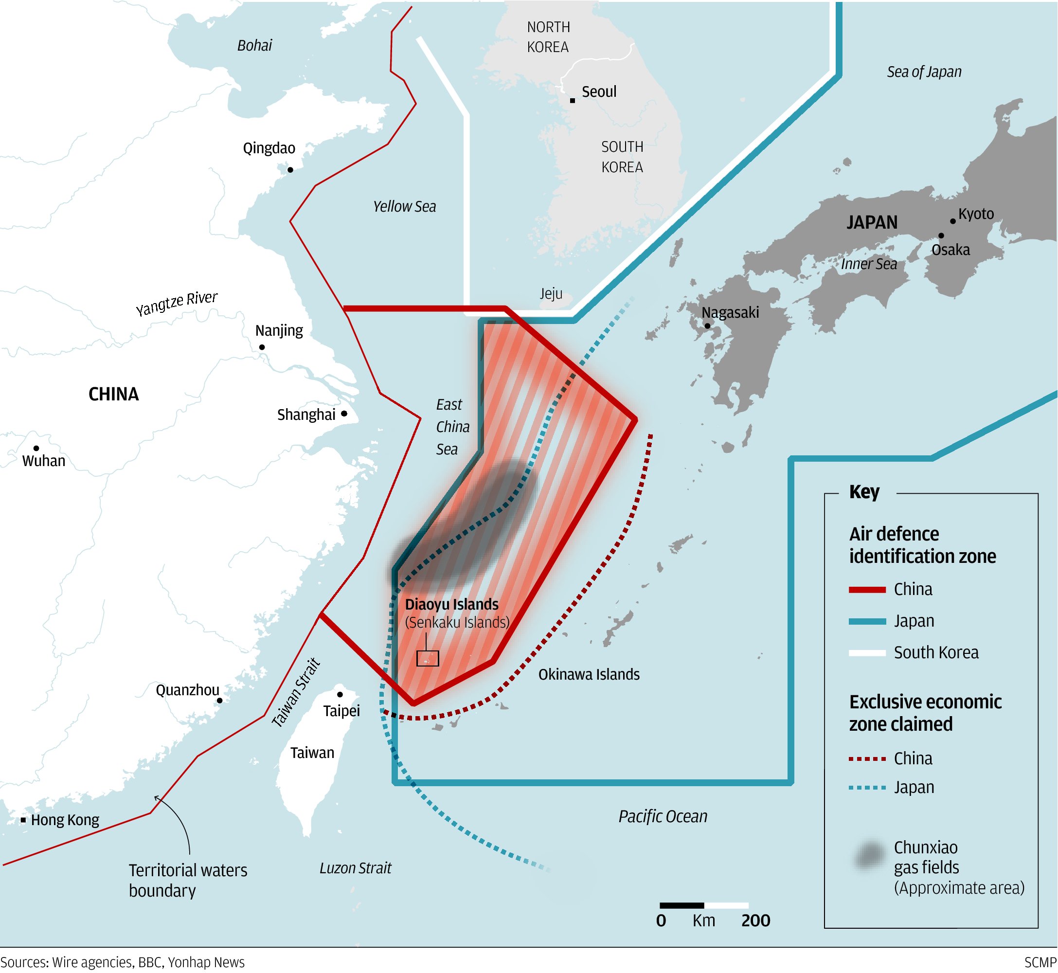 Adiz Map Of Asia With China