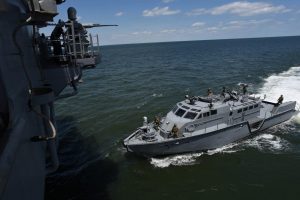 Coastal Riverine Squadron Four (CRS-4) conducted well deck operations with the Mark VI patrol boat for the first time aboard amphibious assault ship USS Bataan (LHD 5) May 15, 2016. (Naval Today)