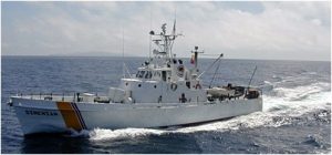 The Sea Shepherd-donated vessel Sirenian (now Yoshka) on patrol in the Galapagos Marine Reserve. Credit: Sea Shepherd Conservation Society
