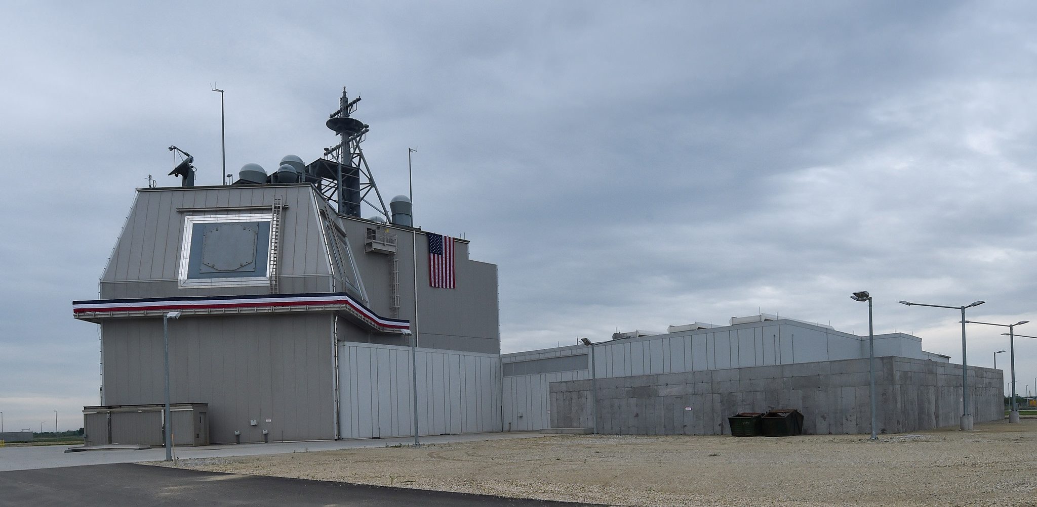 DEVESELU, Romania (May 12, 2016) The Aegis Ashore Missile Defense System Romania is officially certified May 12, 2016. Aegis Ashore, a critical part of the European Phased Adaptive Approach, is a land-based capability of the Aegis Ballistic Missile Defense System, constructed to defend against missile threats from outside the Euro-Atlantic area. (U.S. Navy Photo by Mass Communication Specialist 1st Class Sean Spratt/Released)