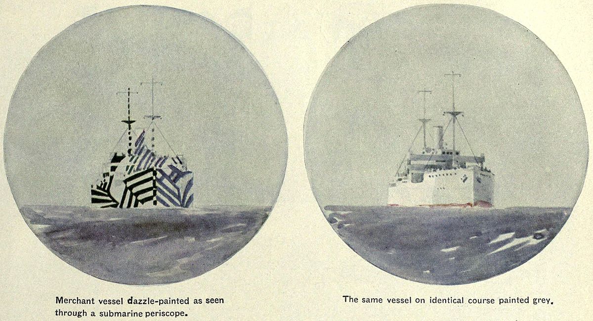 World War II US Navy dazzle camouflage measures 31, 32 and 33