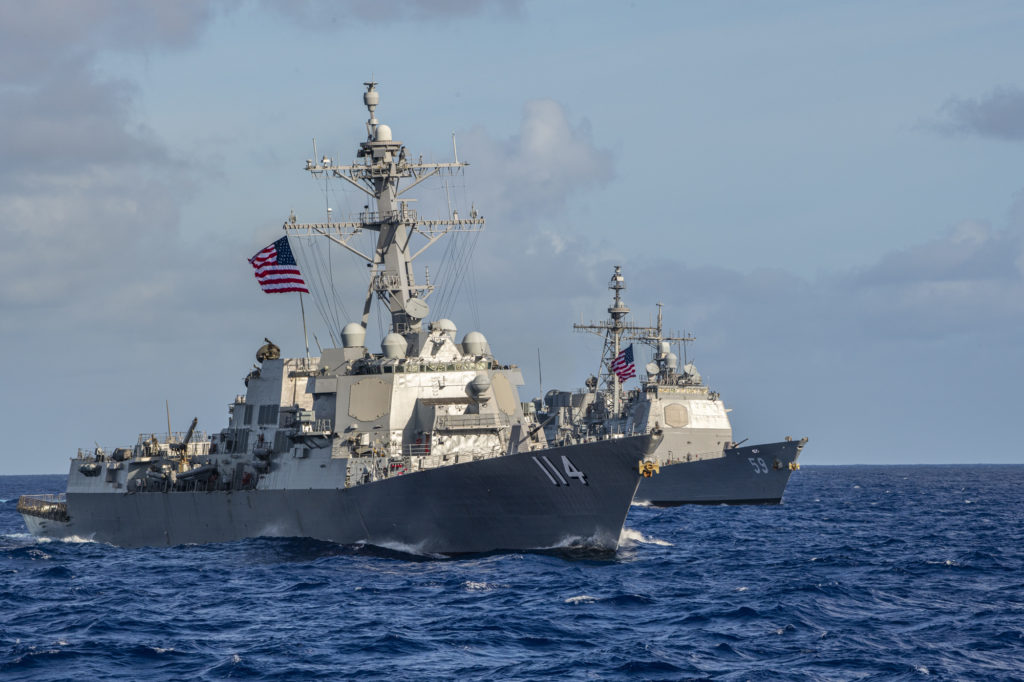 Nimitz and Theodore Roosevelt Carrier Strike Groups (CSG) conduct dual ...