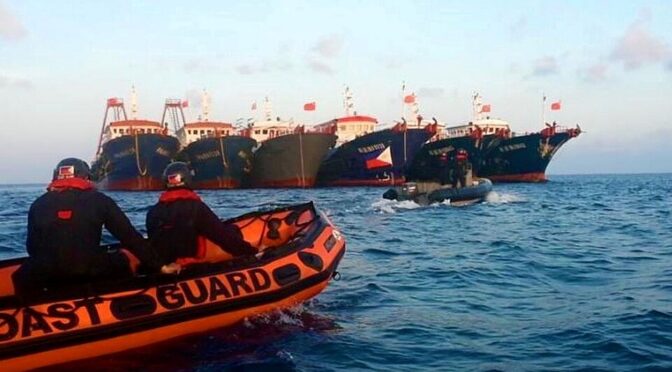 Chinese Ships at Whitsun Reef
